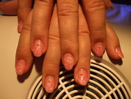 Zselés műköröm díszítés